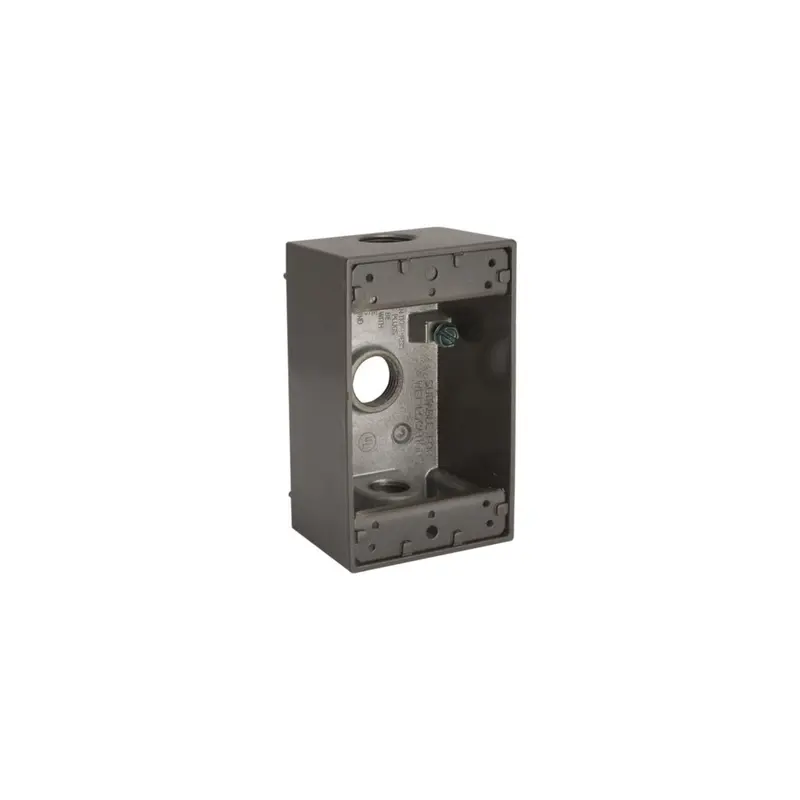 BELL Weatherproof Box 18.3 cu in Rectangle Aluminum 1 gang Bronze Bronze 5320-2