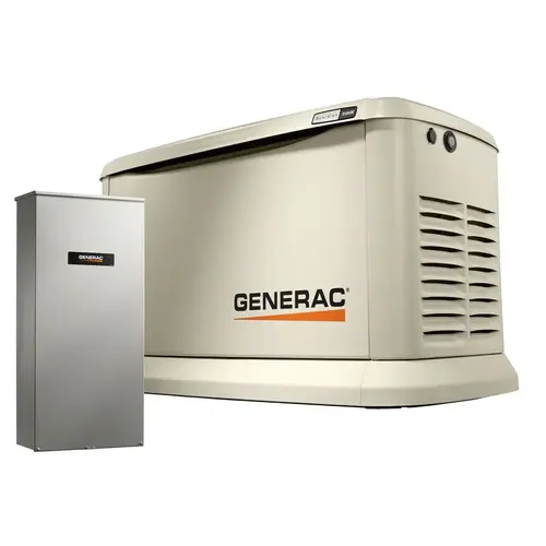 Generator Guardian 24000 W 240 V Natural Gas or Propane Home Standby Beige Generator Guardian 24000 W 240 V Natural Gas or Propane Home Standby Beige