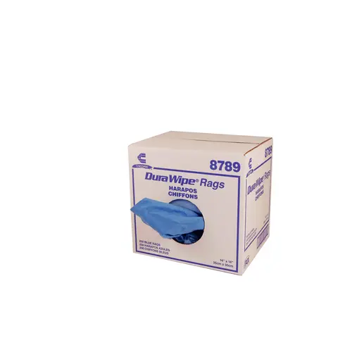 Veraclean Critical Cleaning Wipe - Smooth Medium Duty Blue 14 x 14