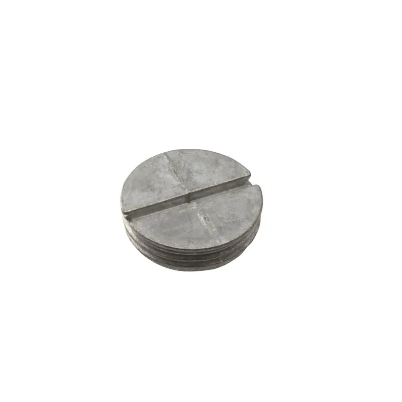 BELL Closure Plug Round Die-Cast Zinc For Outlet Box Gray 5270-5