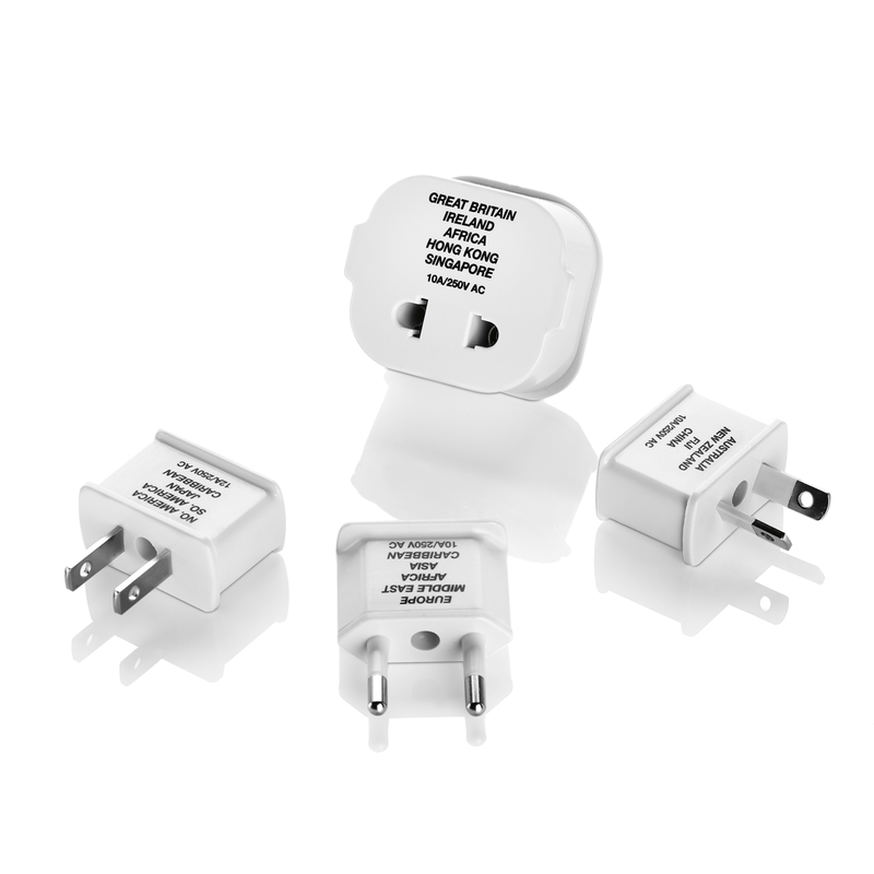 Travel Smart M600XR Adapter Plug In Type A/B/C/E/F/G For Worldwide White