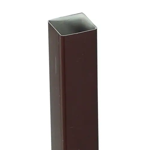 Downspout 2" H X 2" W X 120" L Brown Vinyl Contemporary Brown Downspout 2" H X 2" W X 120" L Brown Vinyl Contemporary Brown