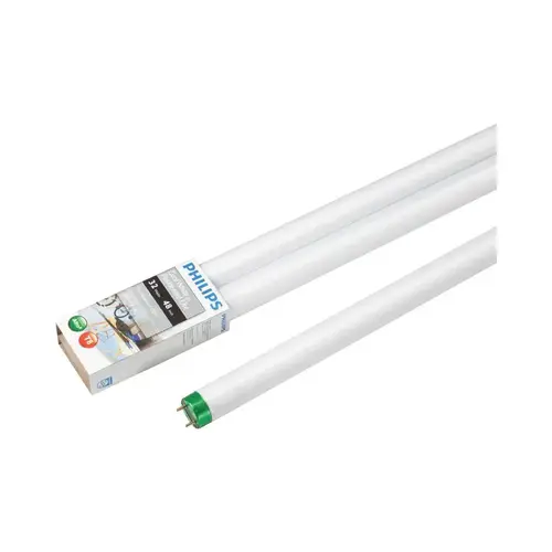 Fluorescent Tube Light Bulb Alto 32 W T8 1" D X 48" L Cool White Linear 4100 K Pair Fluorescent Tube Light Bulb Alto 32 W T8 1" D X 48" L Cool White Linear 4100 K Pair