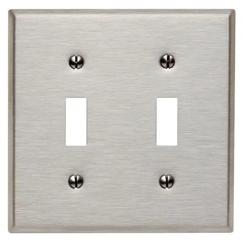 Wall Plate Antimicrobial Powder Coated Gray 2 gang Stainless Steel Toggle Antimicrobial Powder Coated Wall Plate Antimicrobial Powder Coated Gray 2 gang Stainless Steel Toggle Antimicrobial Powder Coated
