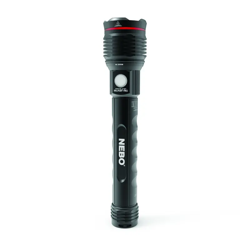 Nebo Rechargeable Flashlight Redline Blast RC 3200 lm Black LED 18650 Battery Black NEB-FLT-0009 Nebo Rechargeable Flashlight Redline Blast RC 3200 lm Black LED 18650 Battery Black NEB-FLT-0009