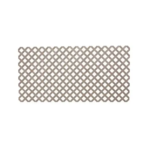 4 Ft. W x 8 Ft. L x 1/8 In. Thick Gray Vinyl Lattice Panel 4 Ft. W x 8 Ft. L x 1/8 In. Thick Gray Vinyl Lattice Panel