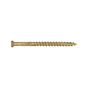 Screw Products FSC72-1 Wood Screws No. 7 S X 2" L Star Bronze 1 lb lb Bronze