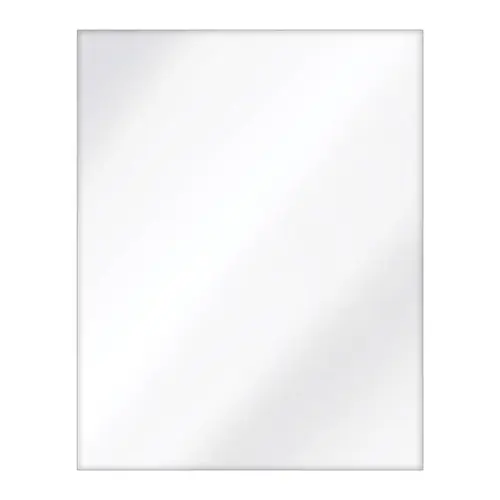 Wall Panel 48" W X 96" L X 1/8" T Solid White - pack of 50