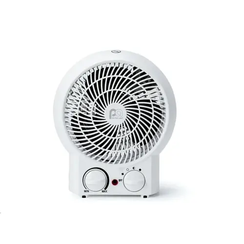 Fan Heater 128 sq ft Electric Fan Forced 5120 BTU White Fan Heater 128 sq ft Electric Fan Forced 5120 BTU White