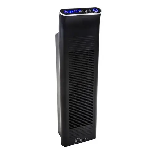 Air Purifier Ionic Pro Electrostatic 600 sq ft Black