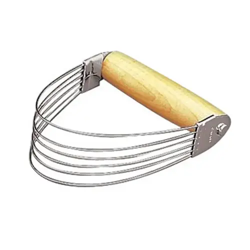 Wire Pastry Blender Silver/Brown Stainless Steel Silver/Brown