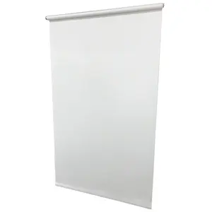 Friedland JU7W 73-1/4" X 6 ft White Room Darkening Roller Shade