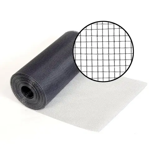 Screen Cloth 8" W X 100 ft. L Charcoal Aluminum Charcoal