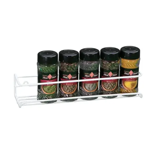 Spice Organizer 11.5" L X 2.5" W X 2.75" H White White Spice Organizer 11.5" L X 2.5" W X 2.75" H White White
