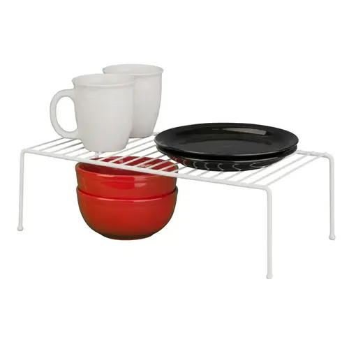 Cabinet Rack 16.5" L X 8.6" W X 5.4" H White White Cabinet Rack 16.5" L X 8.6" W X 5.4" H White White