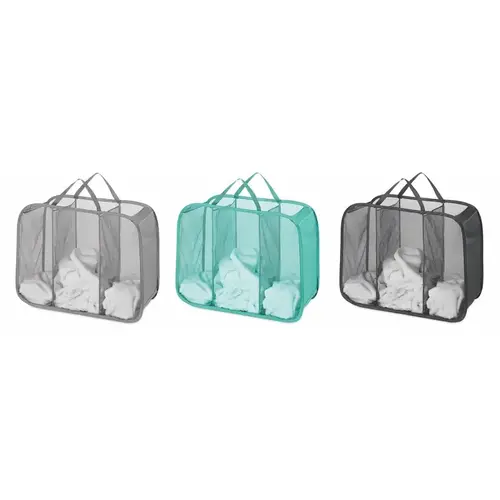 Laundry Sorter Assorted Mesh Fabric Collapsible Assorted