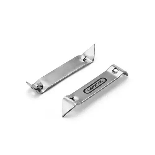 Bottle Opener Silver Stainless Steel Manual Silver Pair
