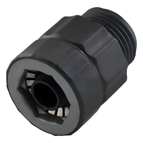 Hose Mender Push-Fit 5/8" Plastic Threaded Male Hose Mender Push-Fit 5/8" Plastic Threaded Male
