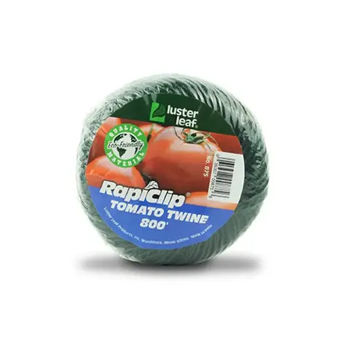 800 Ft. Green Jute Plant Tie Tomato Twine