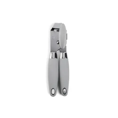 Can Opener Gray Silicone/Stainless Steel Manual Gray Can Opener Gray Silicone/Stainless Steel Manual Gray