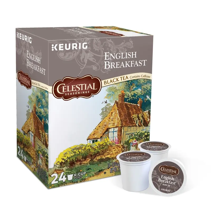 Keurig Tea K-Cups Celestial Seasonings English Breakfast 5000330008