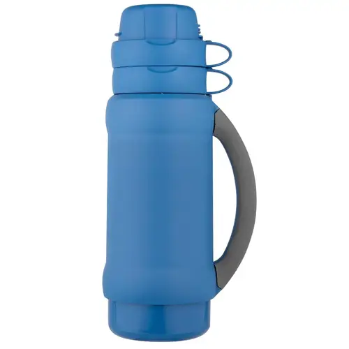 Beverage Bottle Add-A-Cup 35 oz Blue BPA Free Blue