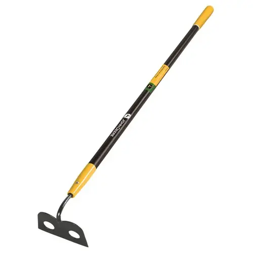 Hoe Tru Pro Steel Mortar 54" Wood Handle Black/Yellow Hoe Tru Pro Steel Mortar 54" Wood Handle Black/Yellow