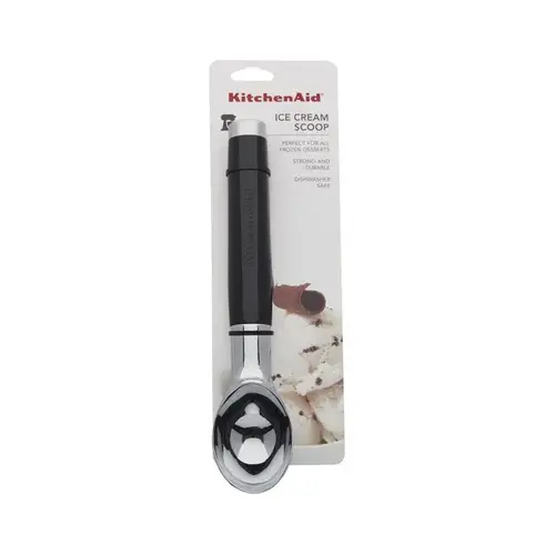 Ice Cream Scoop Black ABS Plastic/Stainless Steel Black Ice Cream Scoop Black ABS Plastic/Stainless Steel Black