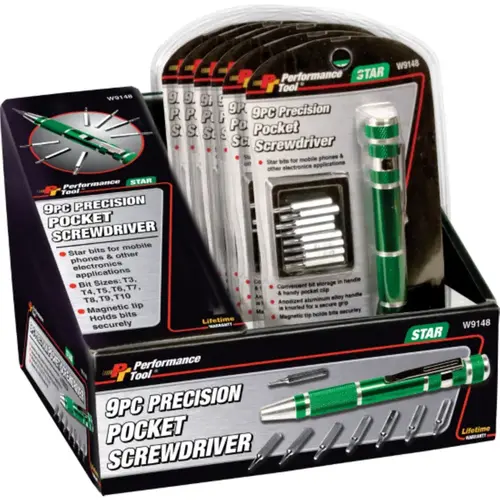Precision Screwdriver Set Green Precision Screwdriver Set Green