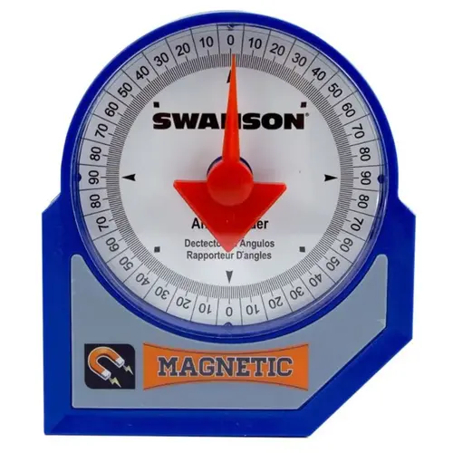 Magnetic Angle Finder, 8.3 in L Blue