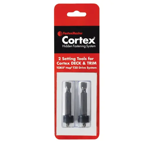 Driver Bit Cortex Torx T20 X 2-1/2" L Pair