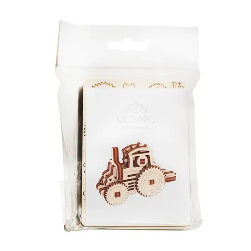 3D Puzzle Model U-Fidget Wood Natural Natural