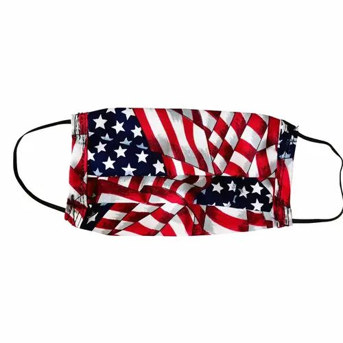 Face Mask American Flag Multicolored Multicolored