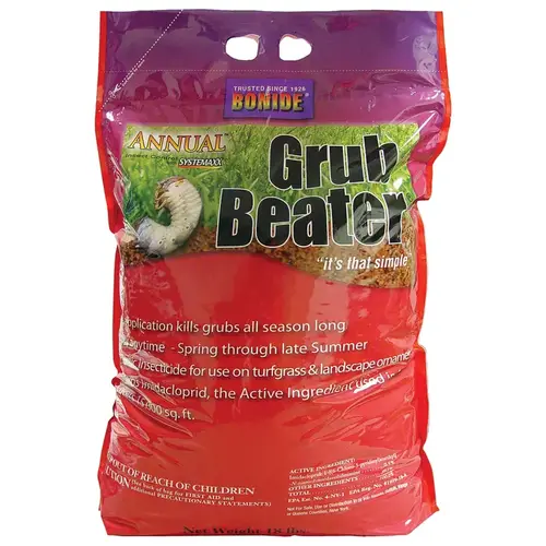 Grub Beater, Solid, 18 lb Bag Brown/Gray Grub Beater, Solid, 18 lb Bag Brown/Gray