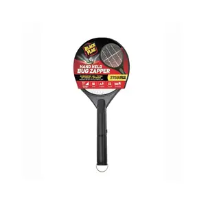 BLACK FLAG 75029 Battery Operated 2750V Handheld Racket-Style Bug Zapper