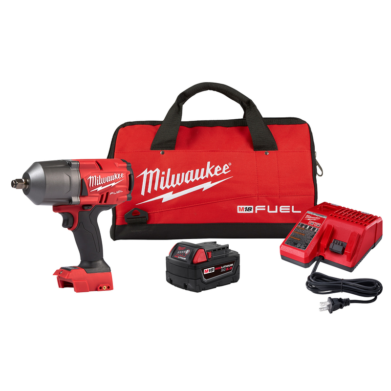 Milwaukee 2767-21B Impact Wrench M18 FUEL 18 V 1/2" Cordless Brushless Kit (Battery & Charger)