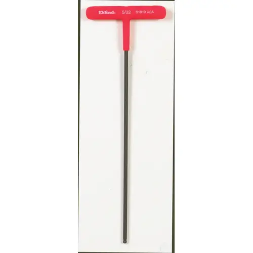 Ball End Hex Key Power-T 5/32" SAE T-Handle Red Ball End Hex Key Power-T 5/32" SAE T-Handle Red