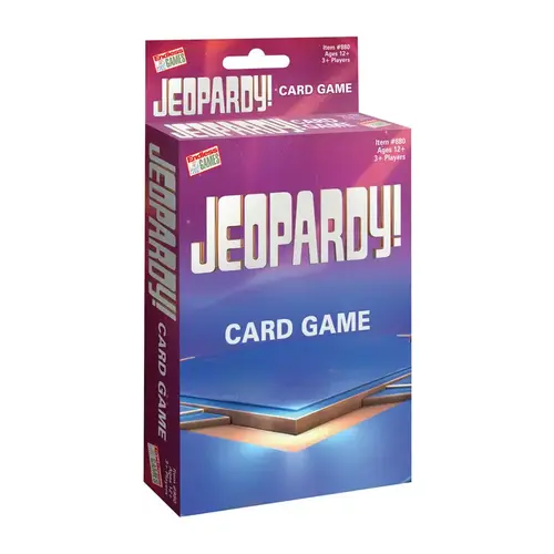 Jeopardy Card Game Cardboard 217 pc