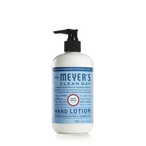 Hand Lotion Mrs. Meyer's Clean Day Rain Water Scent 12 oz - pack of 6 Hand Lotion Mrs. Meyer's Clean Day Rain Water Scent 12 oz - pack of 6