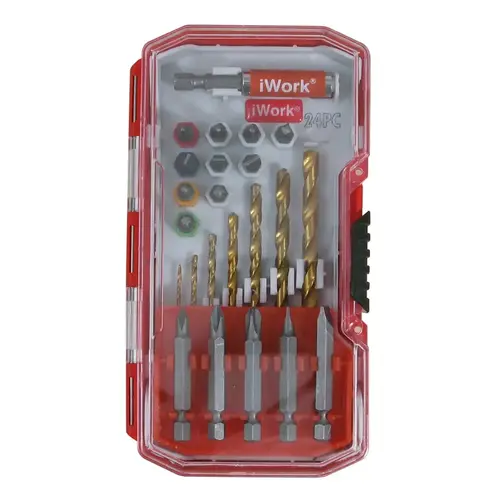 Drill and Driver Bit Set iWork Titanium HSS Drill and Driver Bit Set iWork Titanium HSS