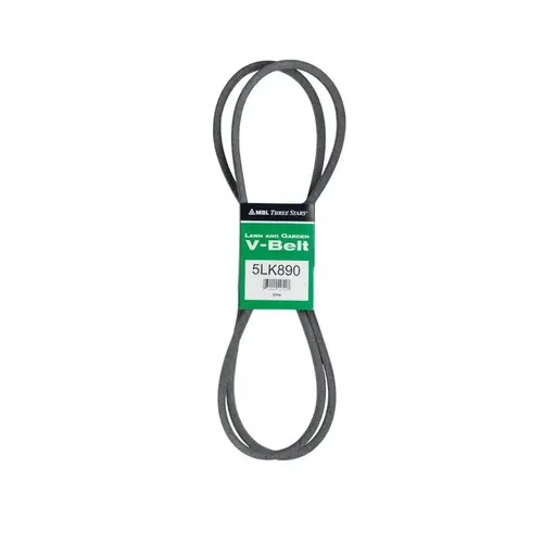 V-Belt Super KB 5LK890 0.63" W X 89" L For Riding Mowers Gray