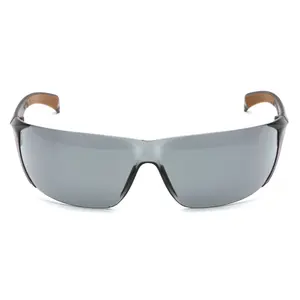 CARHARTT CH120S Safety Glasses Billings Anti-Fog Frameless Gray Lens Black/Tan Frame