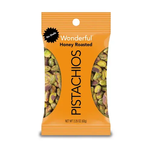 2.25 Oz. Honey Roasted Shelled Pistachios 2.25 Oz. Honey Roasted Shelled Pistachios