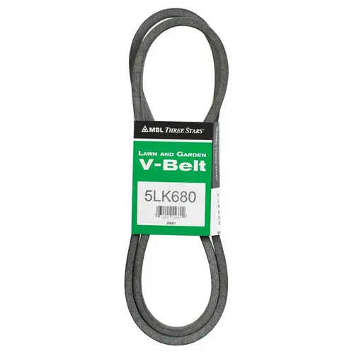 V-Belt Super KB 5LK680 0.63" W X 68" L For Riding Mowers Gray V-Belt Super KB 5LK680 0.63" W X 68" L For Riding Mowers Gray