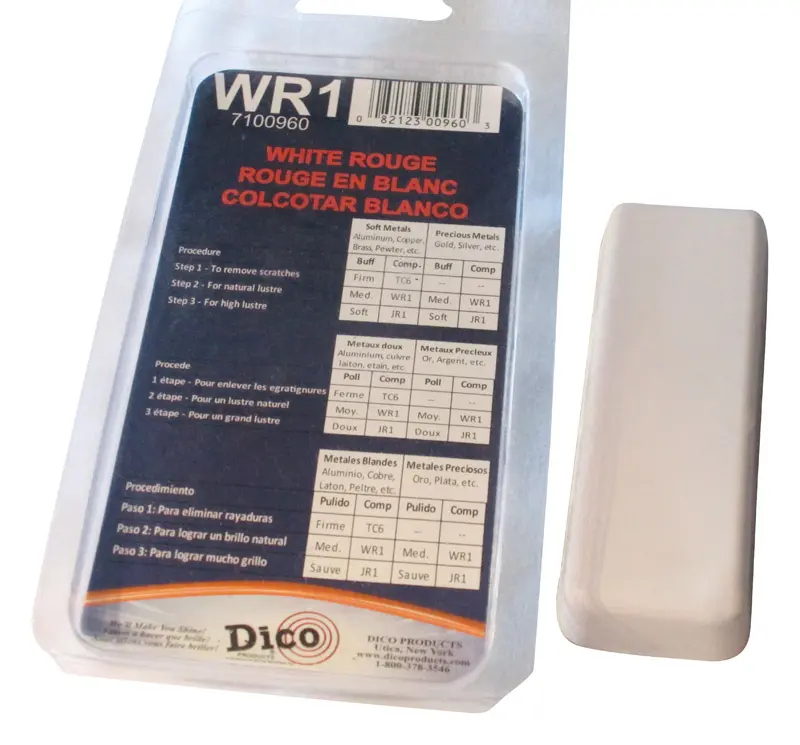 Dico Buffing Compound 1/2 in Thick White Rouge White 7100960(WR1)