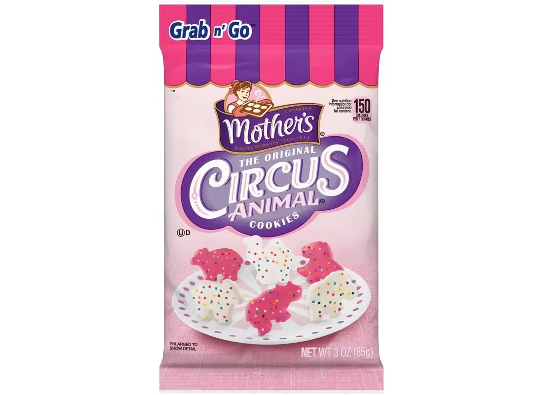 Mothers 710529 Cookies Grab N' Go Original Circus Animal 3 oz