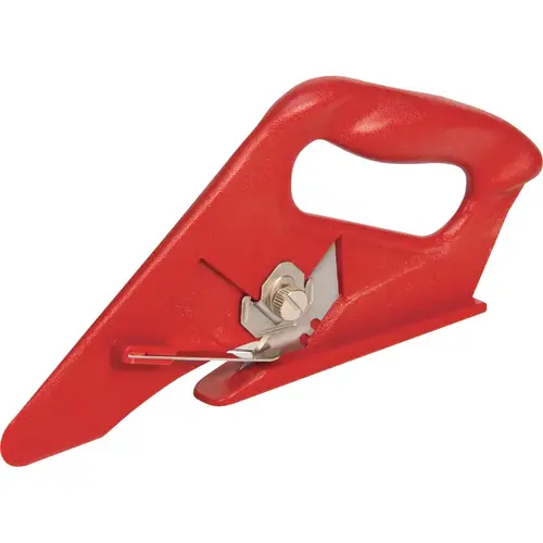 Carpet Seam Cutter 1" W X 1" D Polypropylene/Steel Red Carpet Seam Cutter 1" W X 1" D Polypropylene/Steel Red