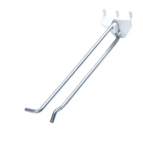 Scan Hook Fastback 10" L Galvanized White Galvanized Scan Hook Fastback 10" L Galvanized White Galvanized