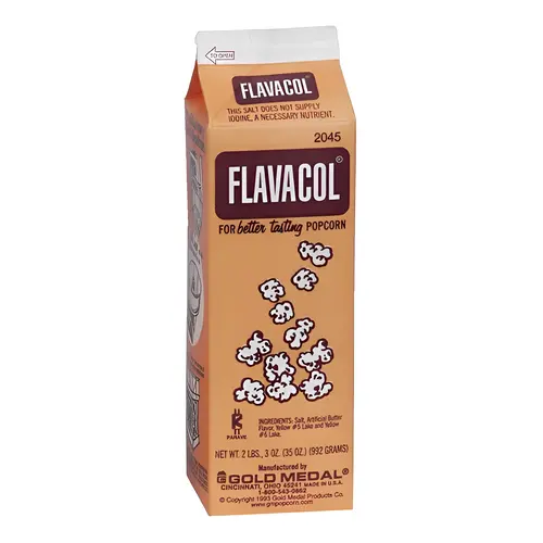 GOLD MEDAL PRODUCTS 2045 Popcorn Salt Flavacol Original 35 oz Carton Popcorn Salt Flavacol Original 35 oz Carton