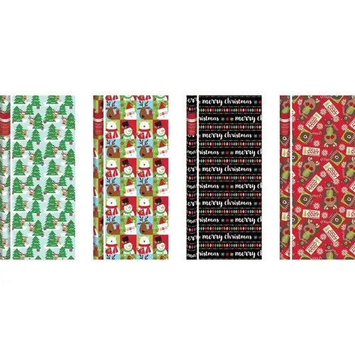 Christmas Gift Wrap, Whimsical, 40-In. x 90 Sq. Ft. - pack of 36 Christmas Gift Wrap, Whimsical, 40-In. x 90 Sq. Ft. - pack of 36